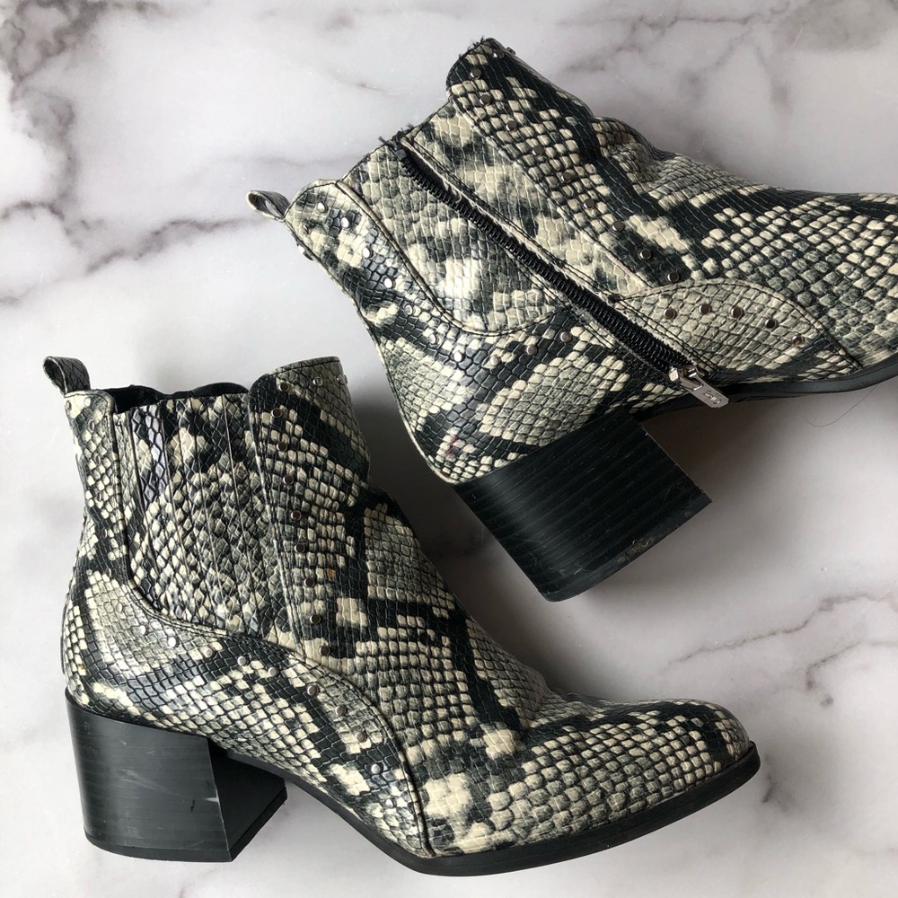 CIRCUS by Sam Edelman Snakeskin Booties